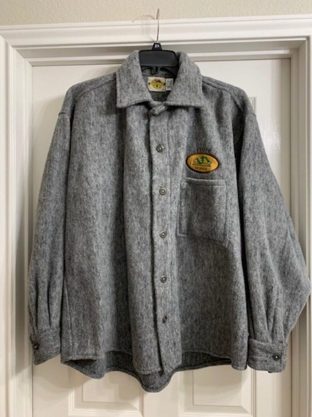 Earth Ragz Brand Women's Gray Coat from Creede Colorado, Size Large